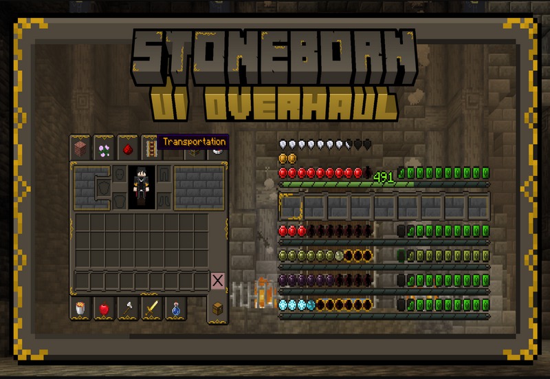 STONEBORN - Dwarven-Fantasy Inspired UI Overhaul Texture Pack (1)
