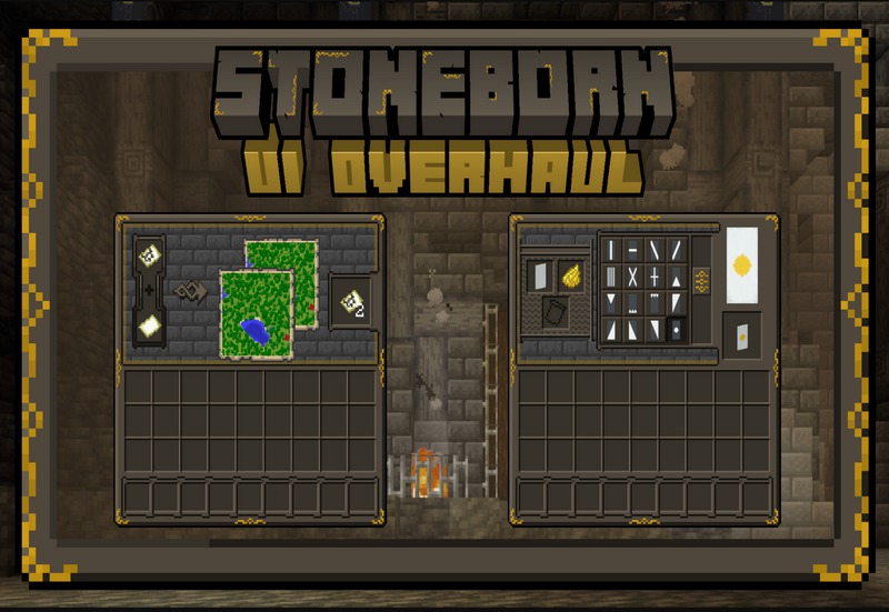 STONEBORN - Dwarven-Fantasy Inspired UI Overhaul Texture Pack (3)
